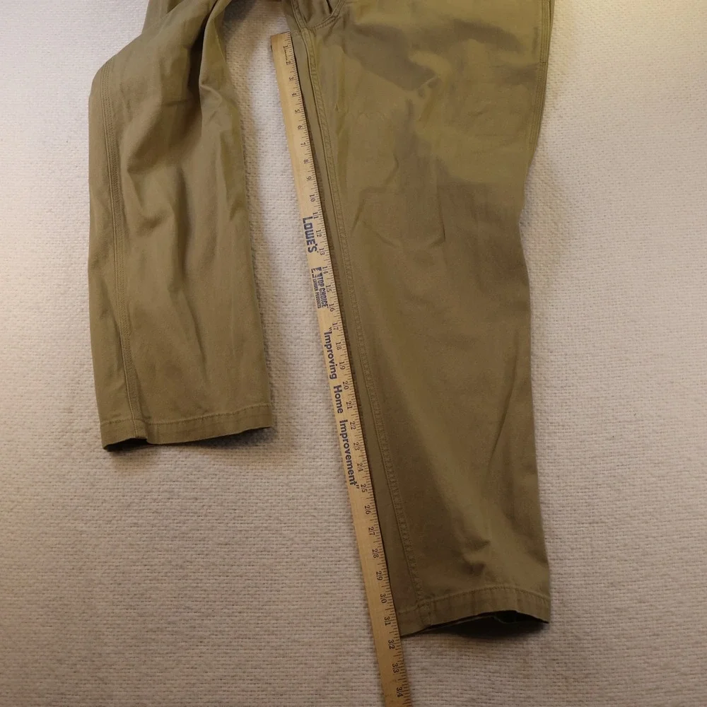 Carhartt Mens 36x32 Rugged Flex Relaxed Fit Canvas Work Pant Tan BN2291-M